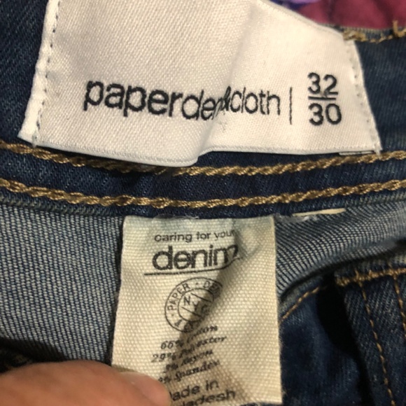 PaperDenimCloth Straight Leg Jeans 32x30 Distressed - Picture 4 of 6